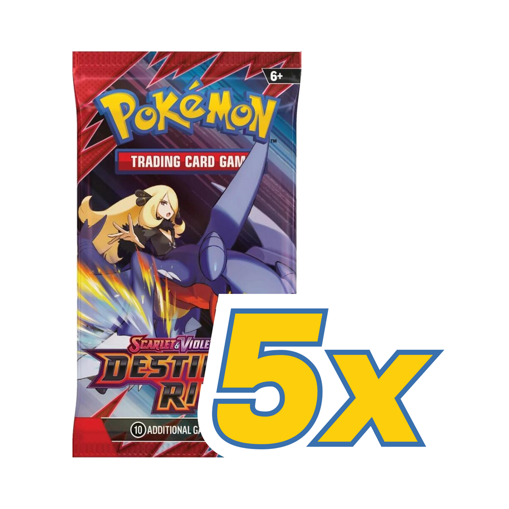 Pokémon TCG: Scarlet & Violet: Destined Rivals Booster Pack - 5 Pakker