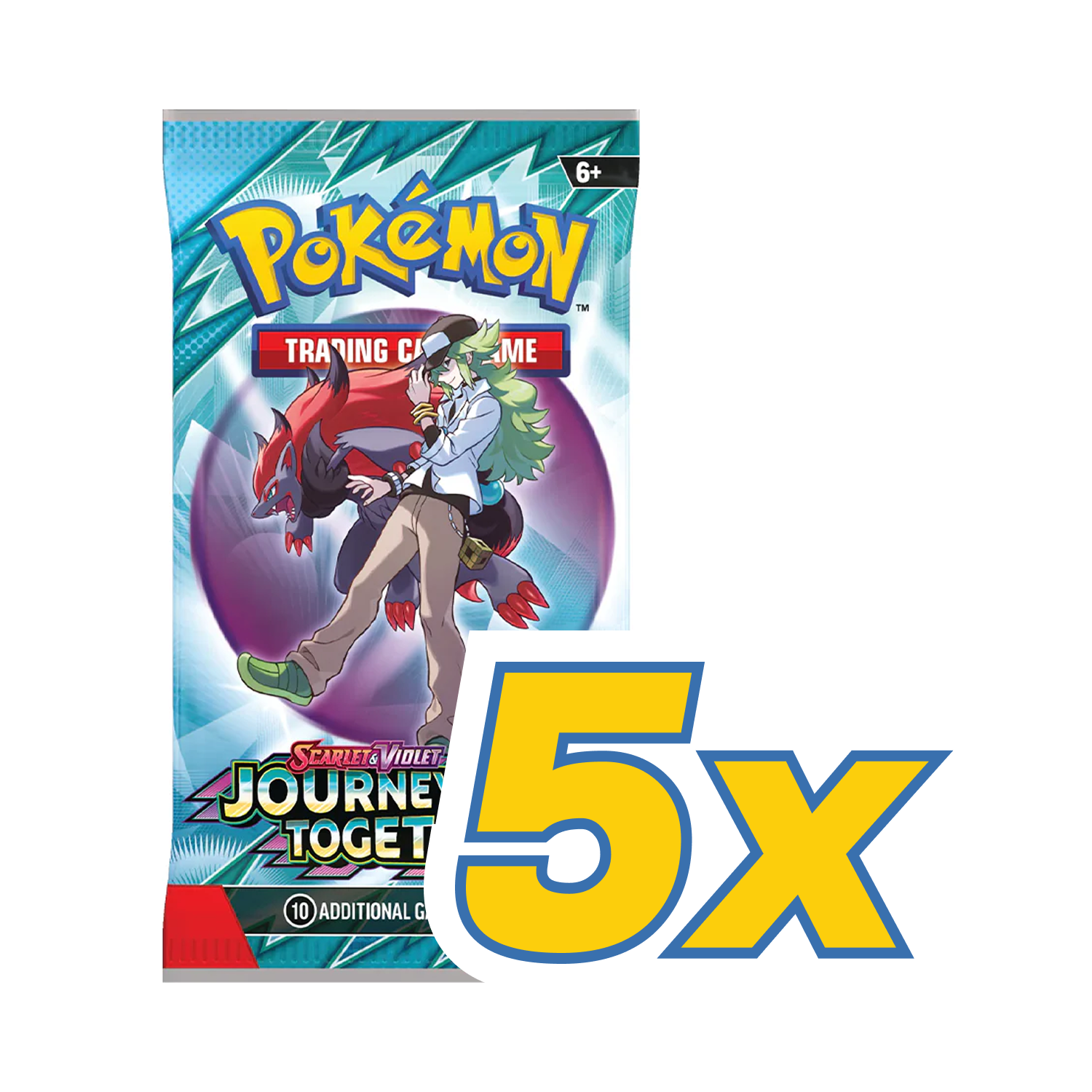 Pokémon TCG: Scarlet & Violet: Journey Together Booster Pack - 5 pakker