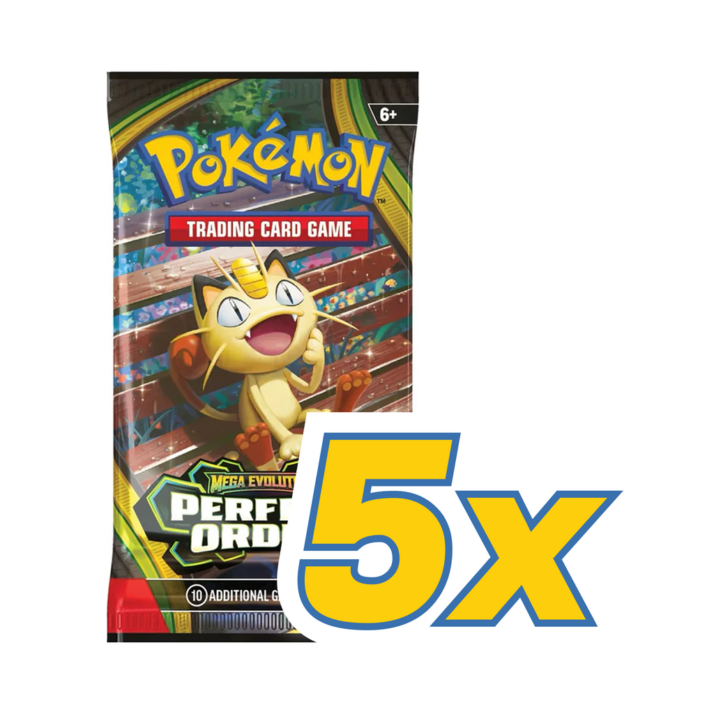 Pokémon TCG: Mega Evolution: Perfect Order Booster Pack - 5 Pakker