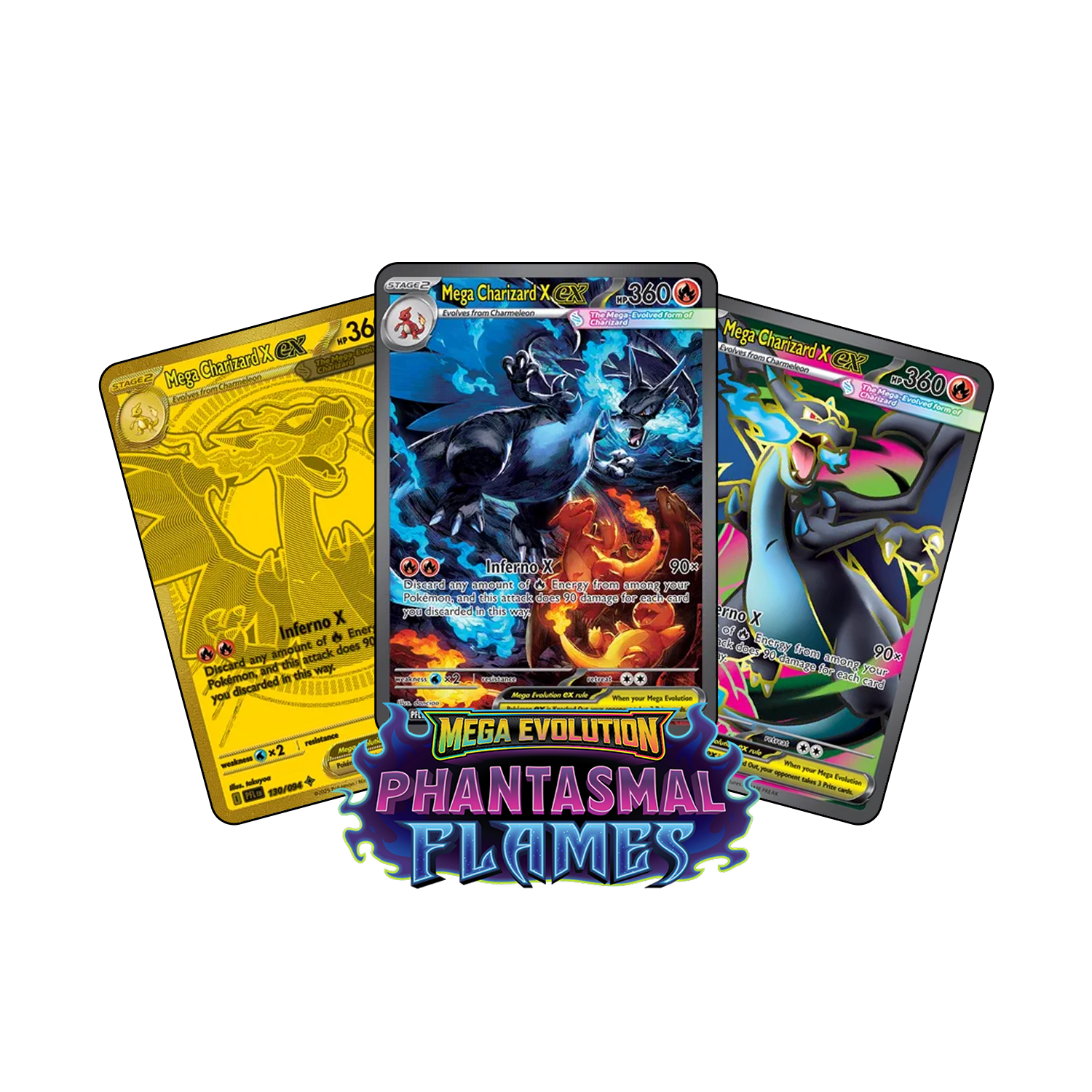 Pokémon TCG: Mega Evolution: Phantasmal Flames Sleeved Booster Pack